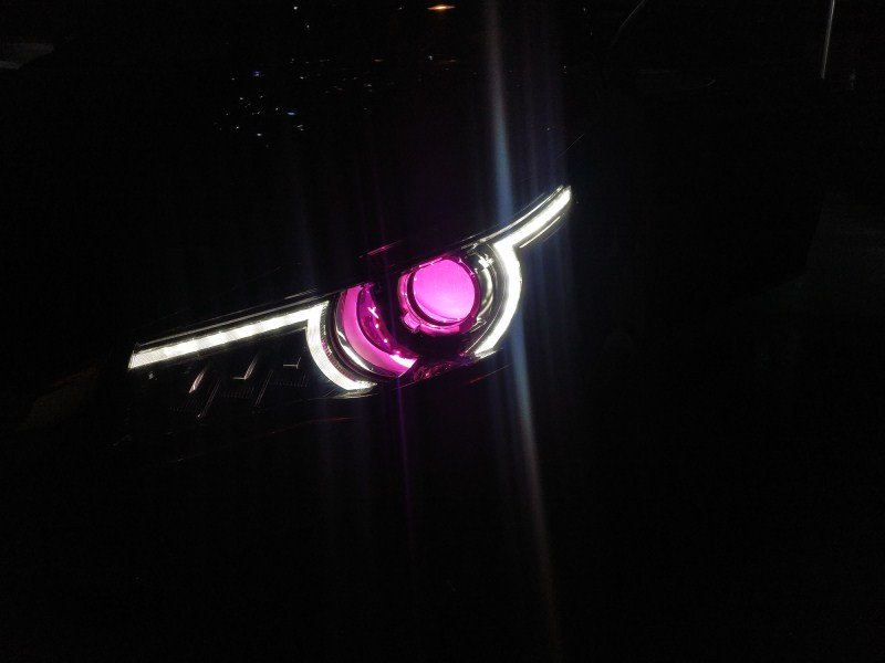 名爵6大燈升級改裝車燈-換氙氣燈換透鏡